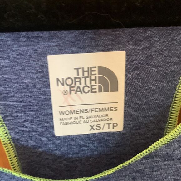 GUC North face blue/pink sweat now summit later tank! Size XS - Picture 2 of 3